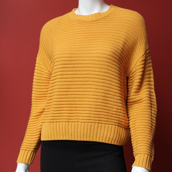 H&M DIVIDED Yellow Knit Sweater - Picture 1 of 8